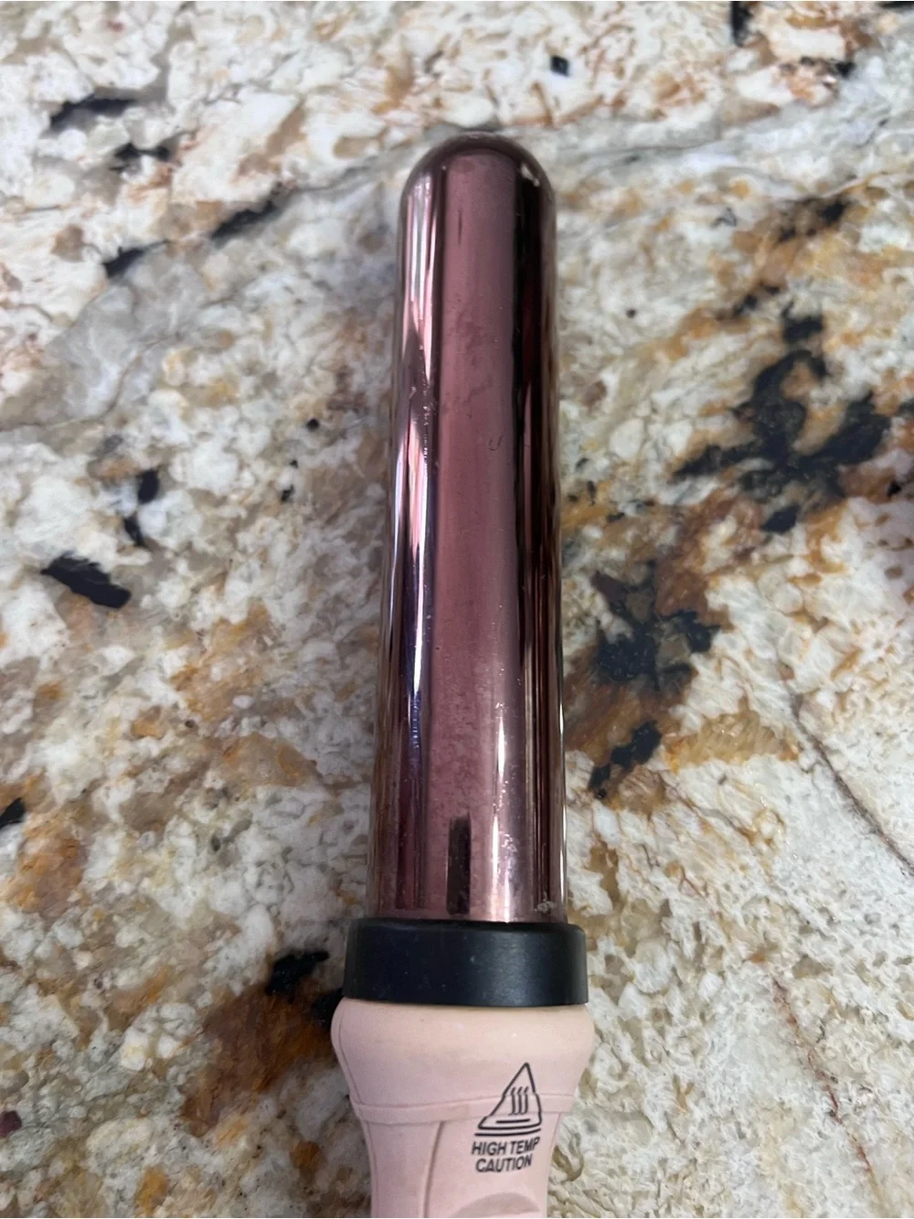 Lange Pink and Rose Gold Curling Wand